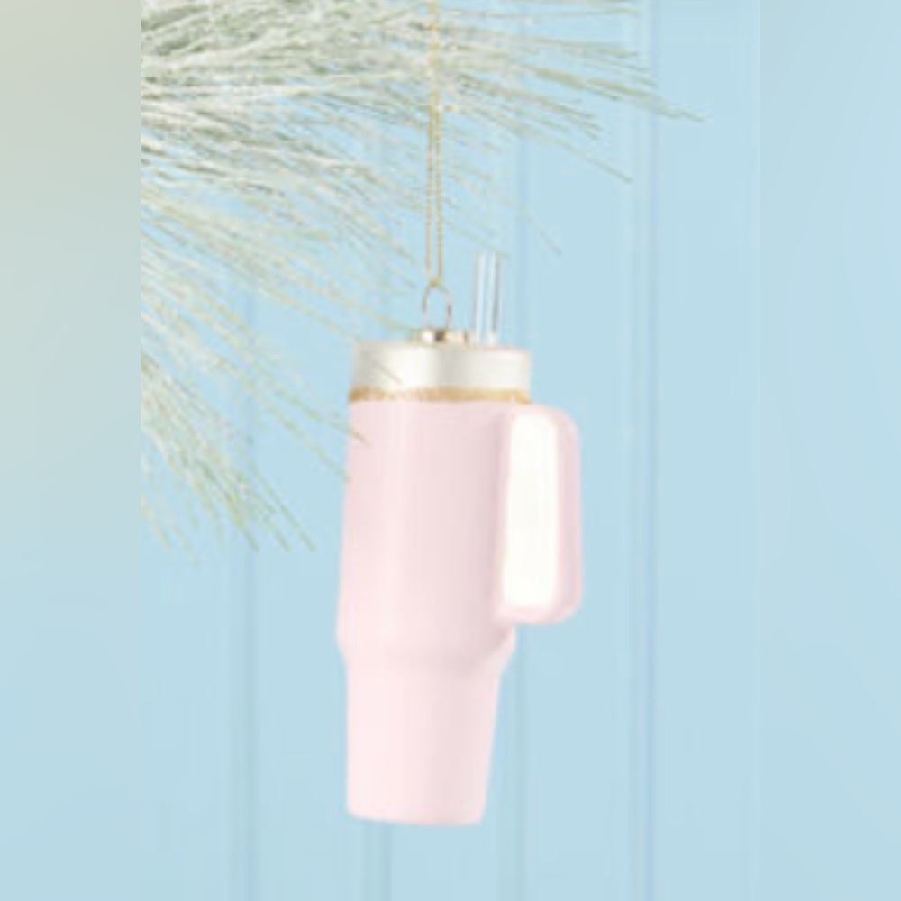 Altar'd State Pink and Silver Holiday Ornament